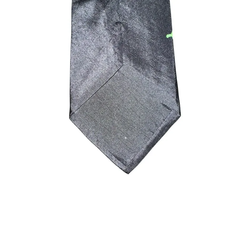 Vintage Hand Painted Bengal Tiger 100% Silk Novelty Necktie